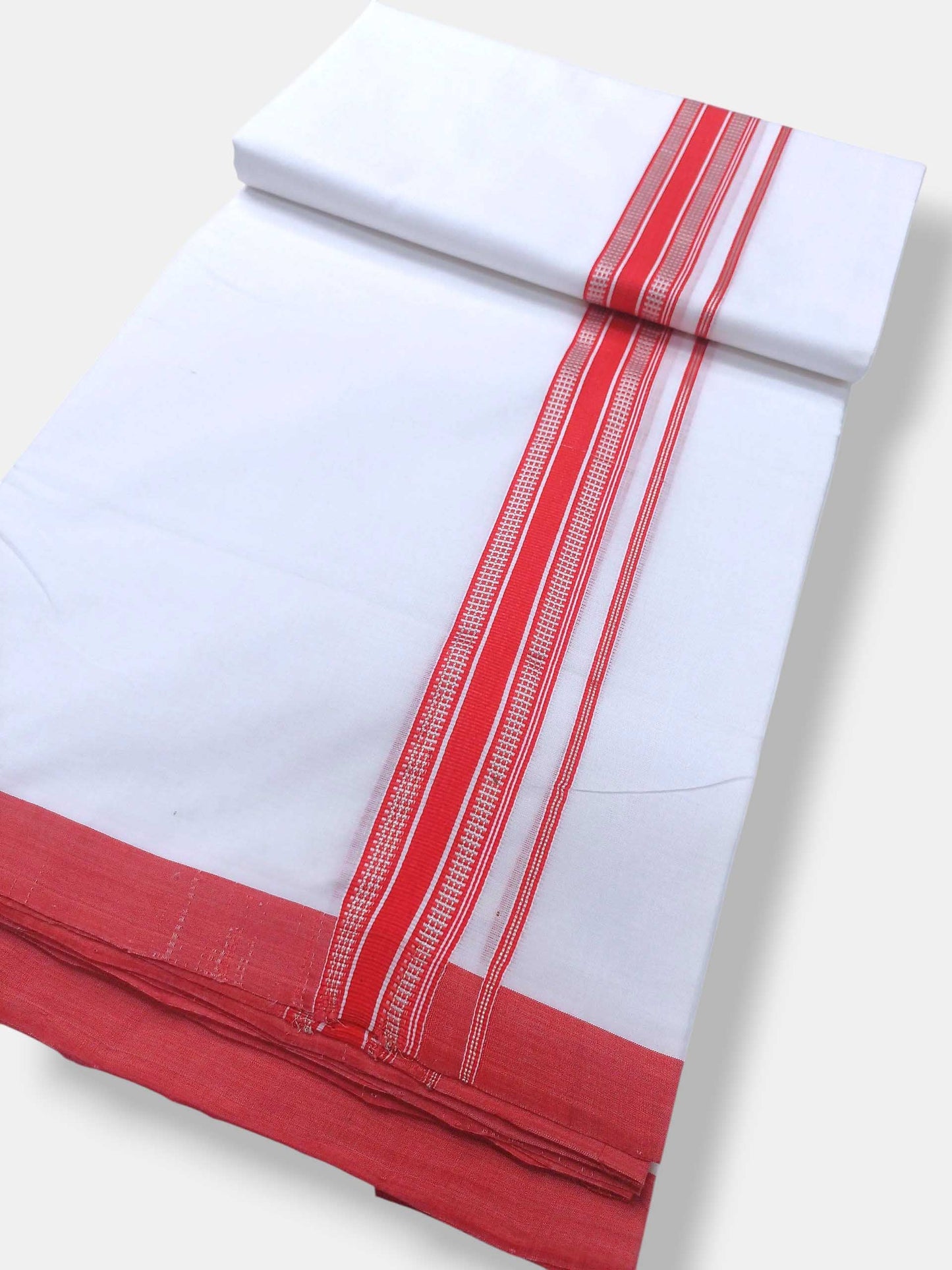 Kerala Premium Balaramapuram Handloom Dhoti/Mundu for Men