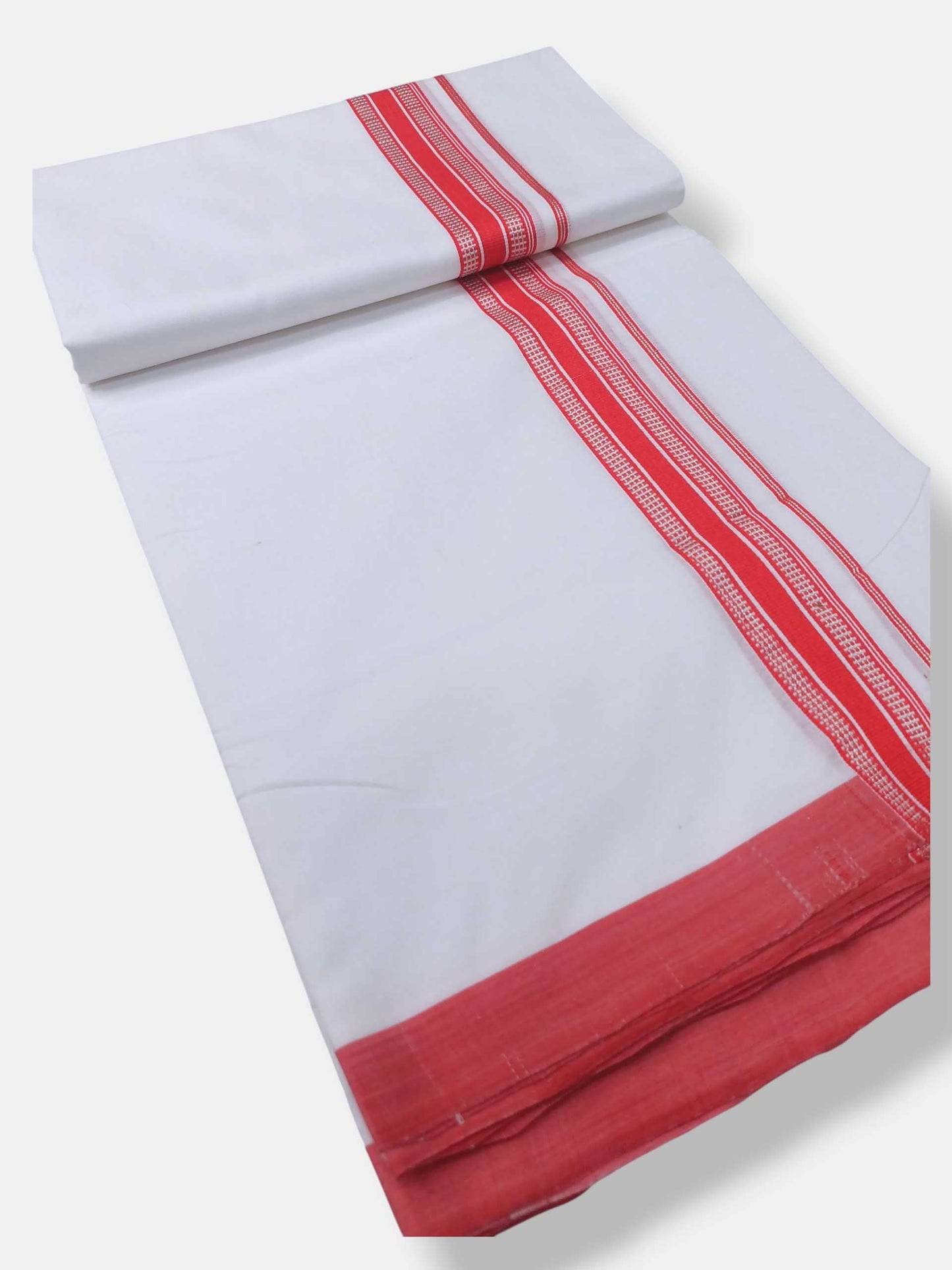 Kerala Premium Balaramapuram Handloom Dhoti/Mundu for Men