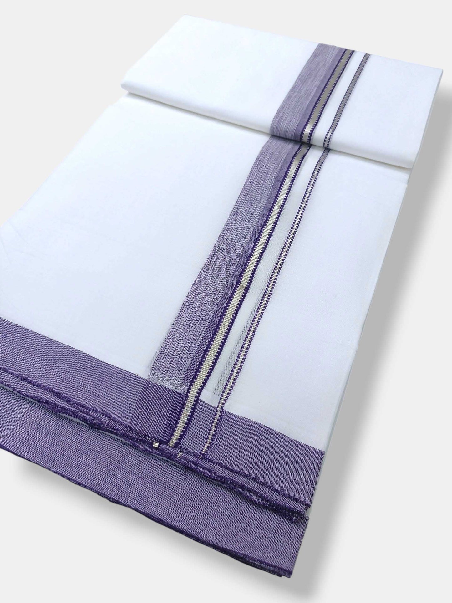 Kerala Premium Balaramapuram Handloom Dhoti/Mundu for Men