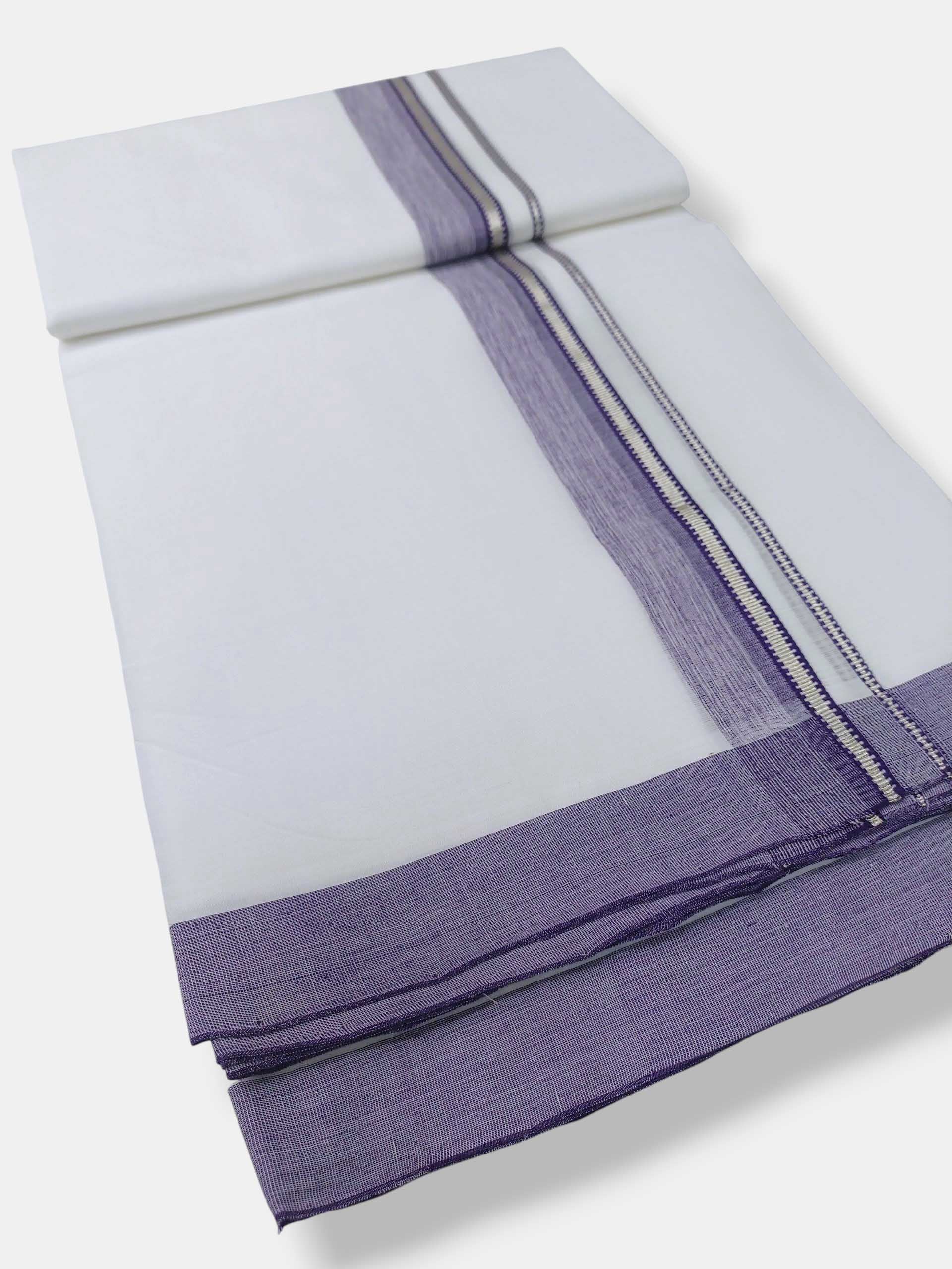 Kerala Premium Balaramapuram Handloom Dhoti/Mundu for Men