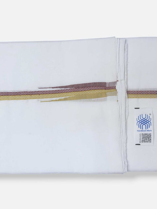Kerala Premium Balaramapuram Handloom Dhoti/Mundu for Men