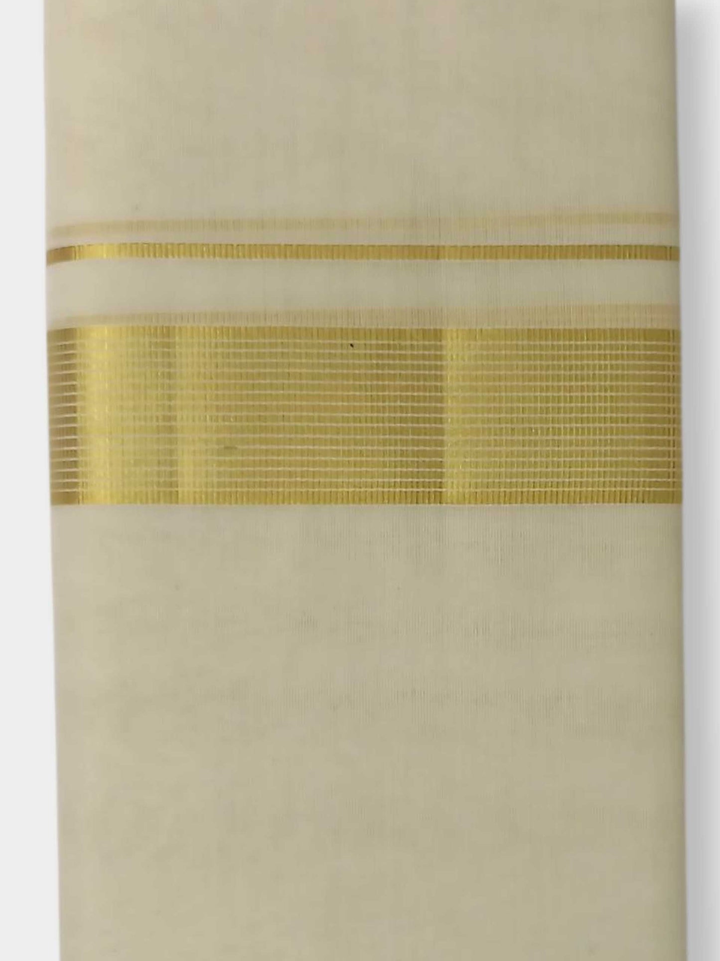 Original Balaramapuram Handloom Kasavu Mundu for Men
