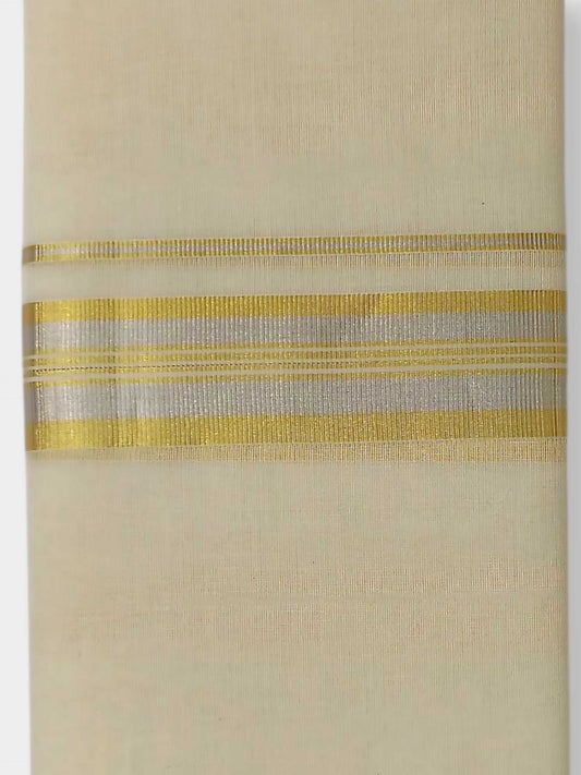Original Balaramapuram Handloom Kasavu Mundu for Men