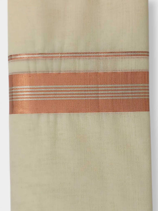 Original Balaramapuram Handloom Kasavu Mundu for Men