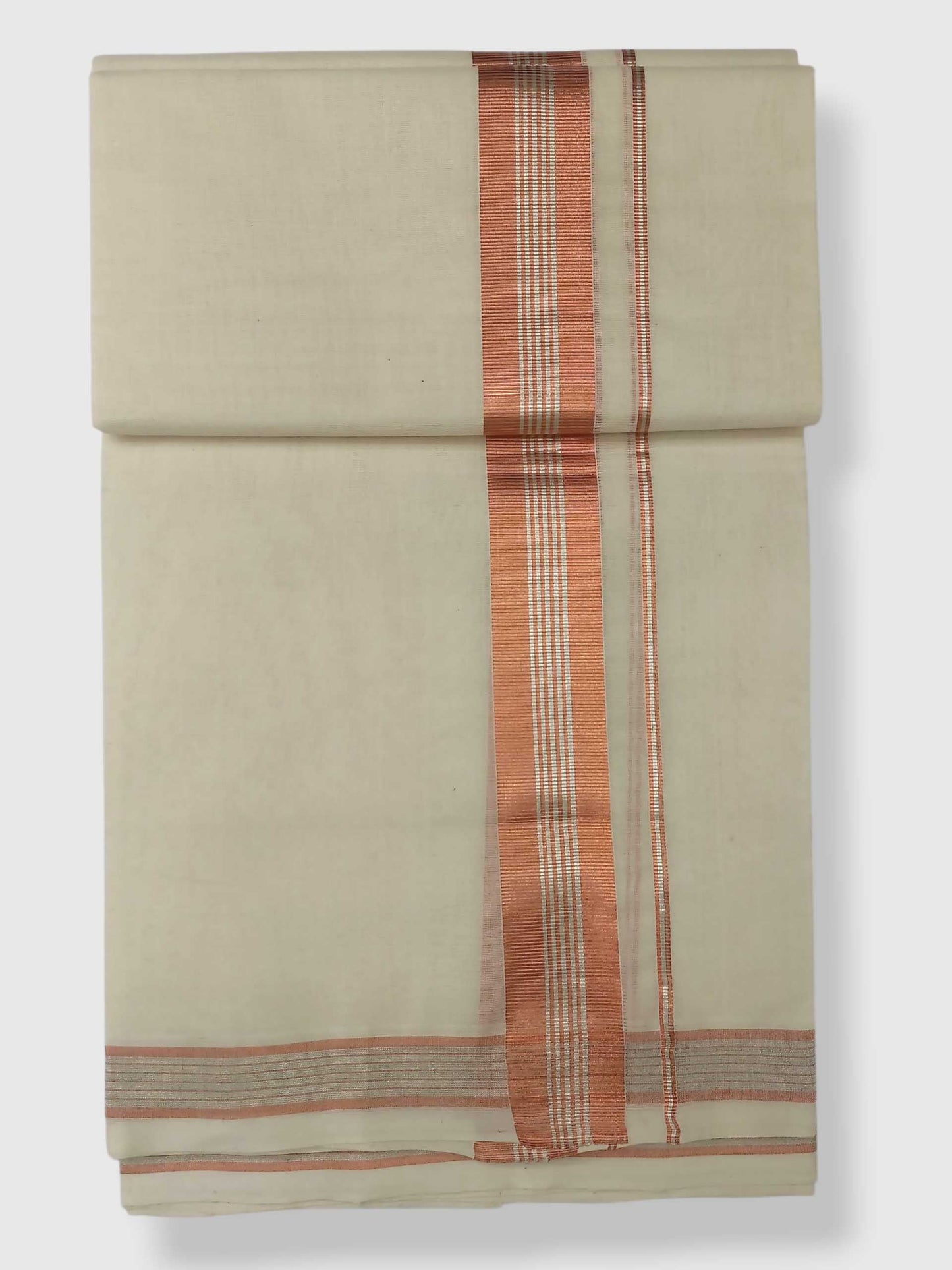 Original Balaramapuram Handloom Kasavu Mundu for Men