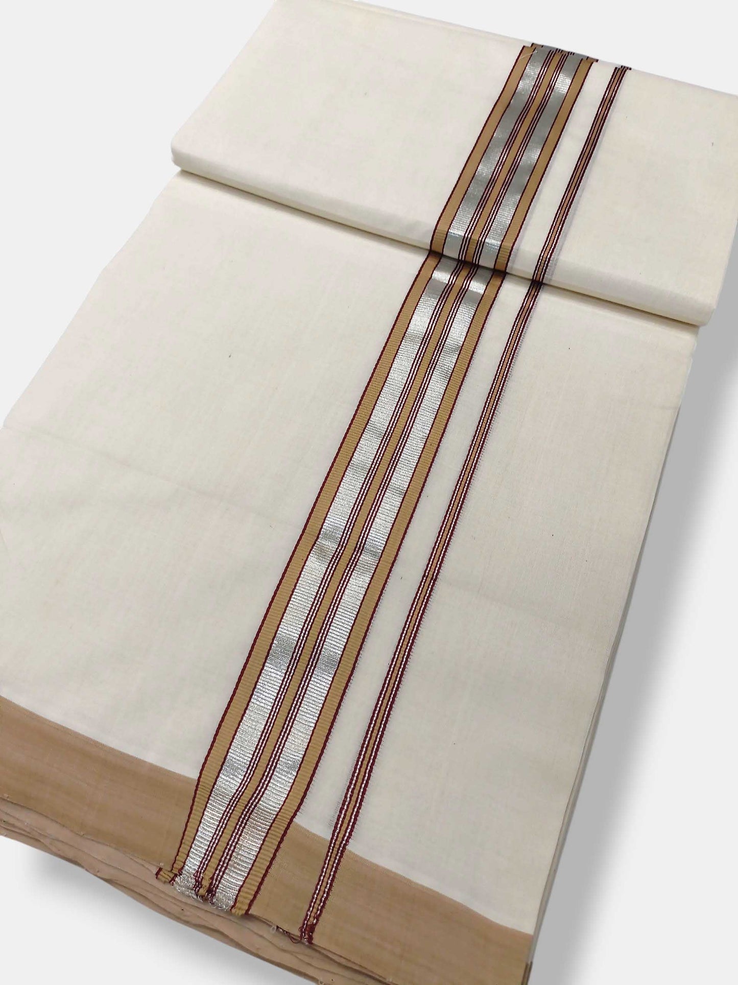 Kerala Premium Balaramapuram Handloom Dhoti/Mundu for Men
