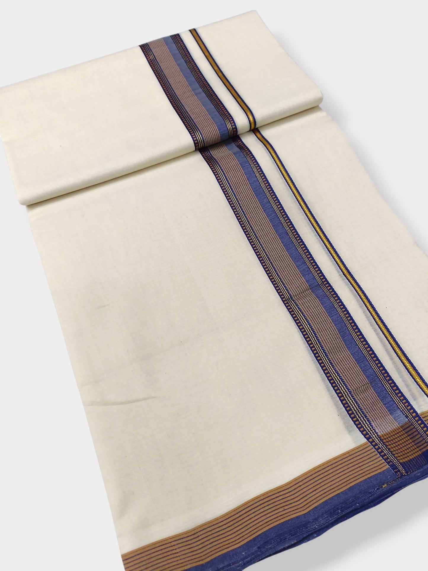 Kerala Premium Balaramapuram Handloom Dhoti/Mundu for Men