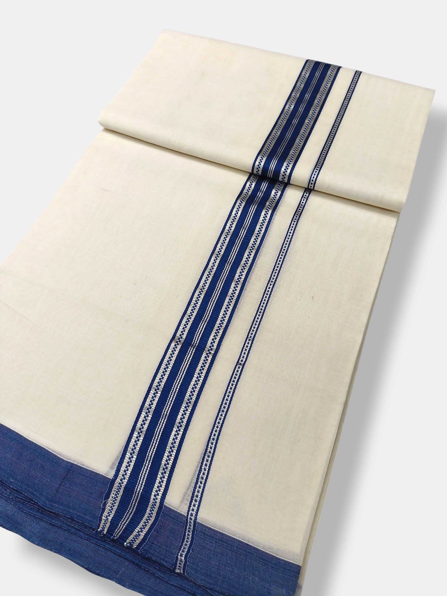 Kerala Premium Balaramapuram Handloom Dhoti/Mundu for Men