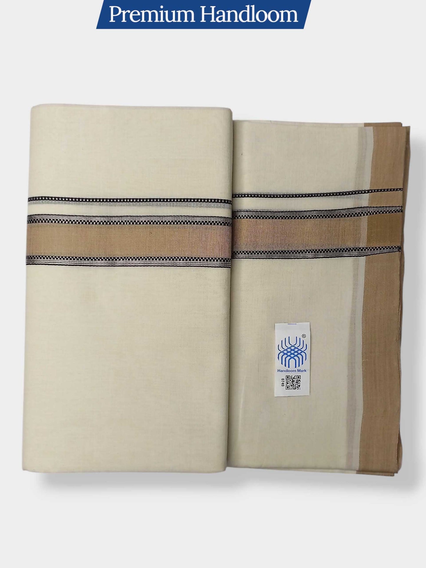 Kerala Premium Balaramapuram Handloom Dhoti/Mundu for Men