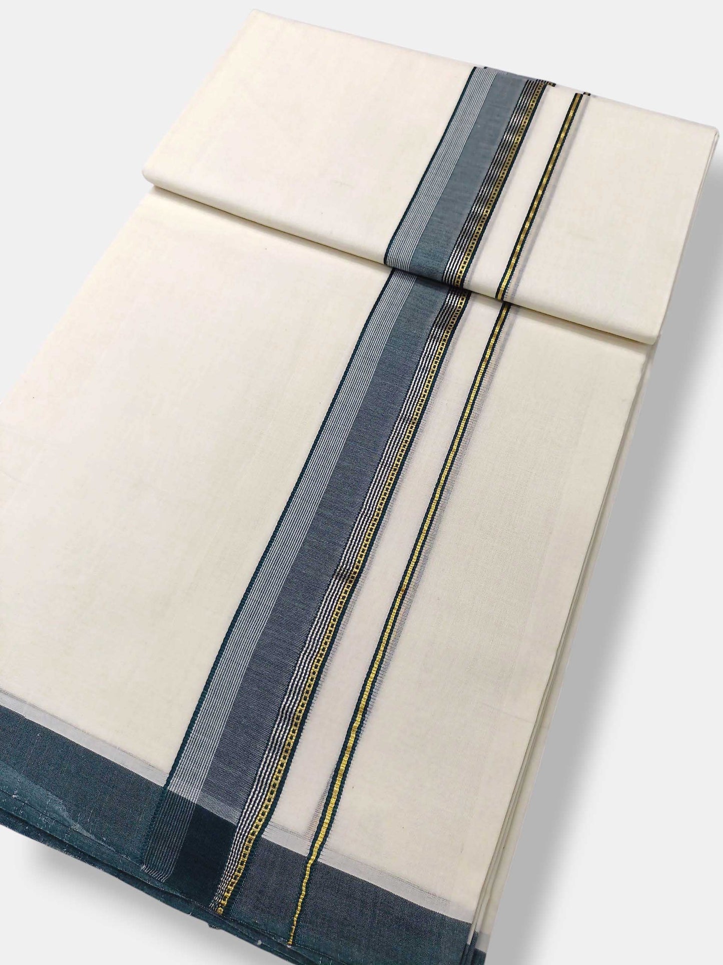 Kerala Premium Balaramapuram Handloom Dhoti/Mundu for Men