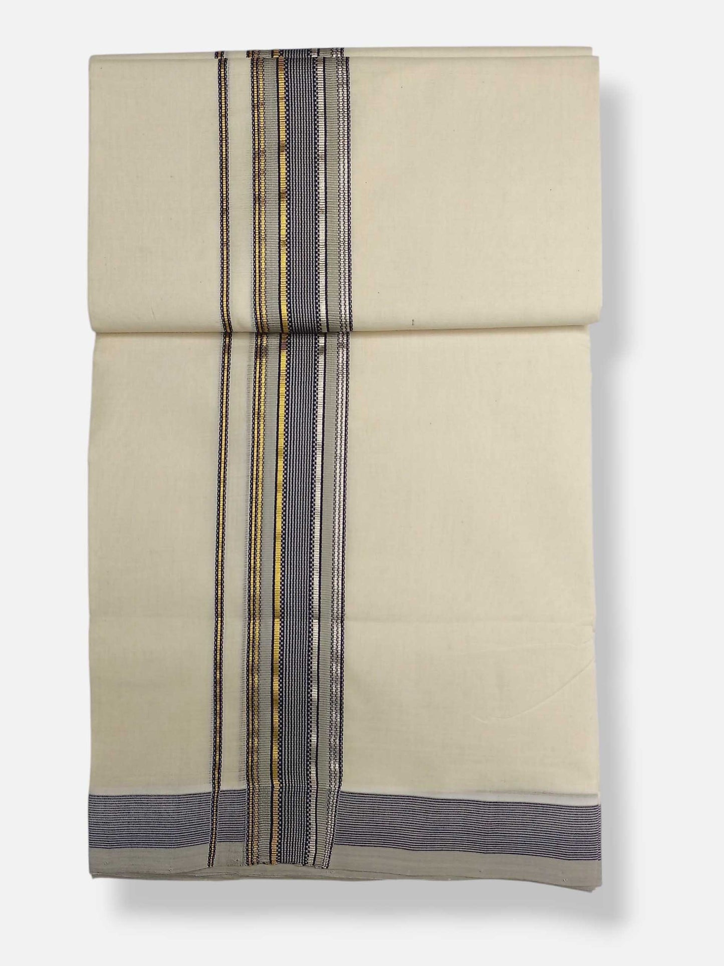 Kerala Premium Balaramapuram Handloom Dhoti/Mundu for Men