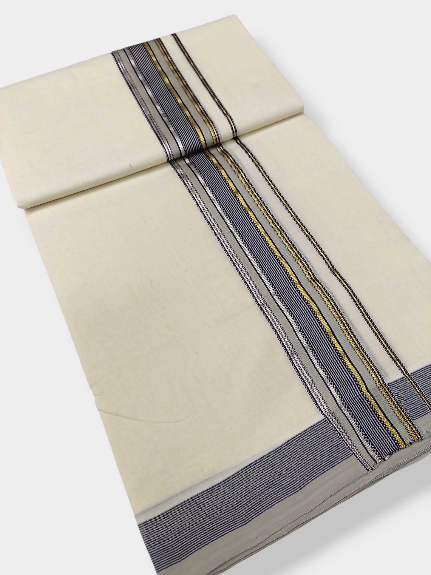 Kerala Premium Balaramapuram Handloom Dhoti/Mundu for Men