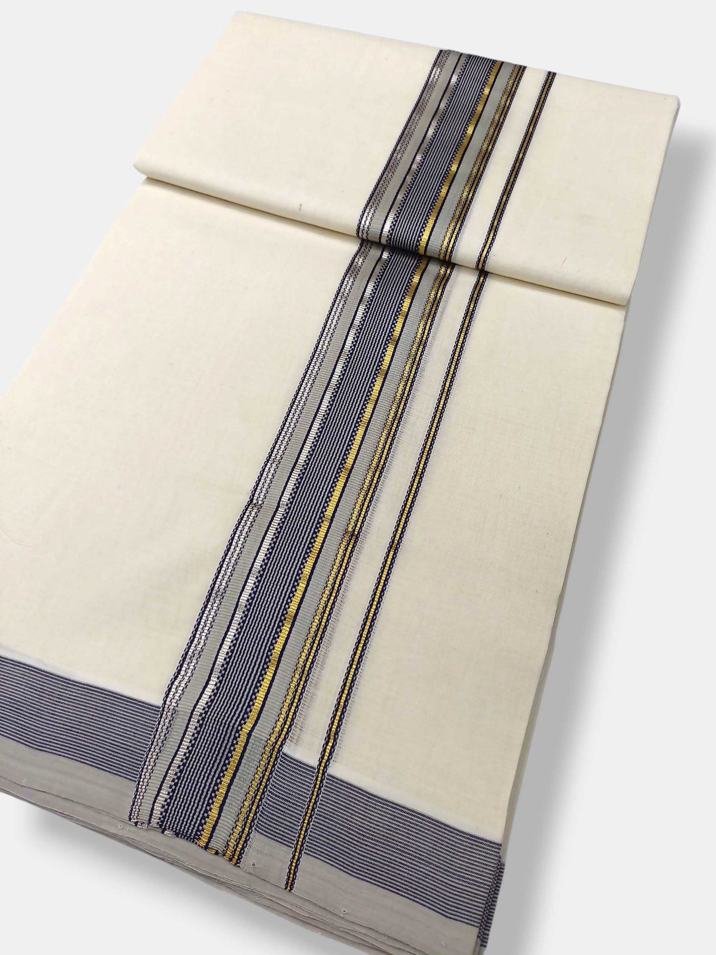 Kerala Premium Balaramapuram Handloom Dhoti/Mundu for Men