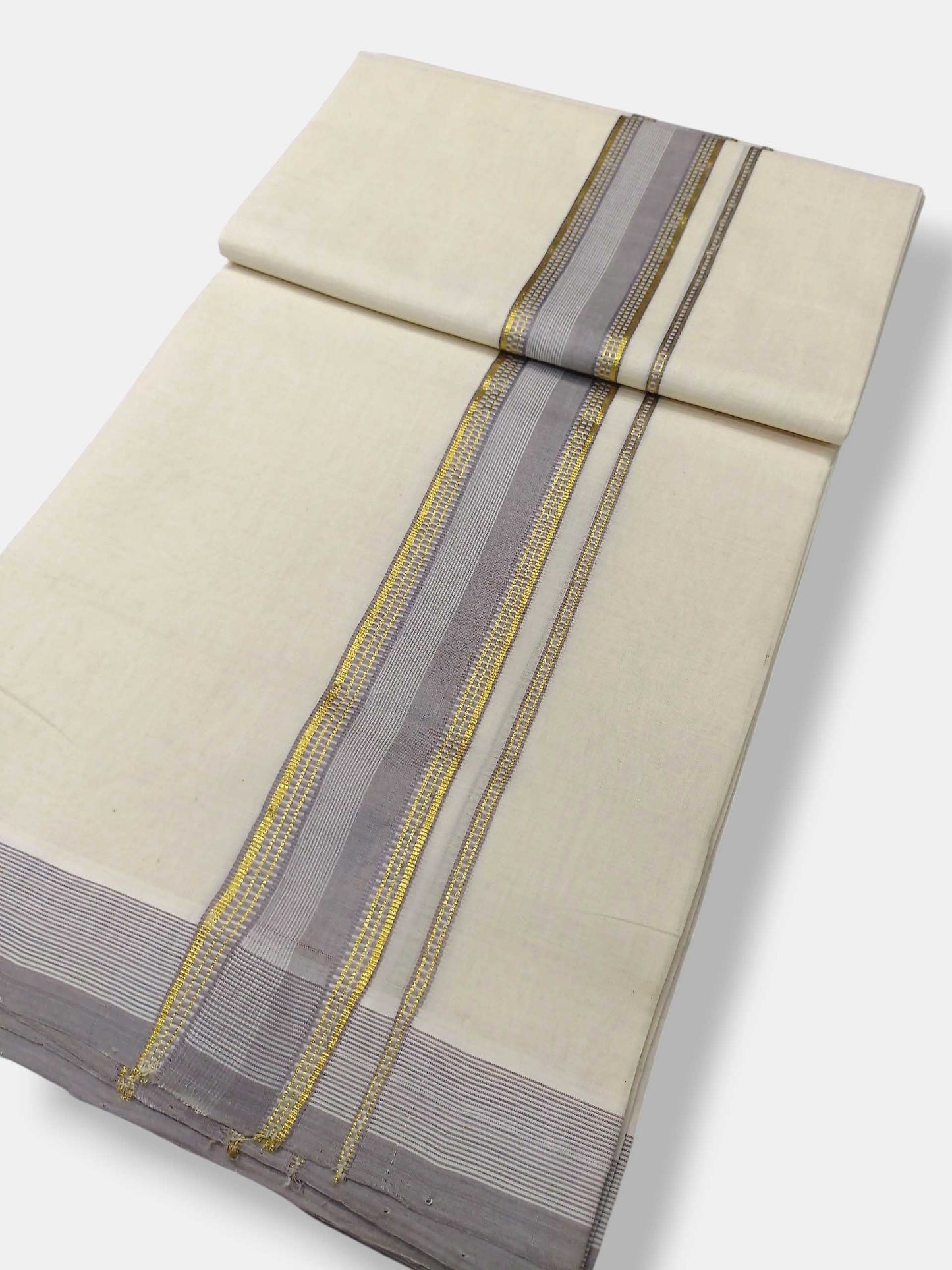 Kerala Premium Balaramapuram Handloom Dhoti/Mundu for Men
