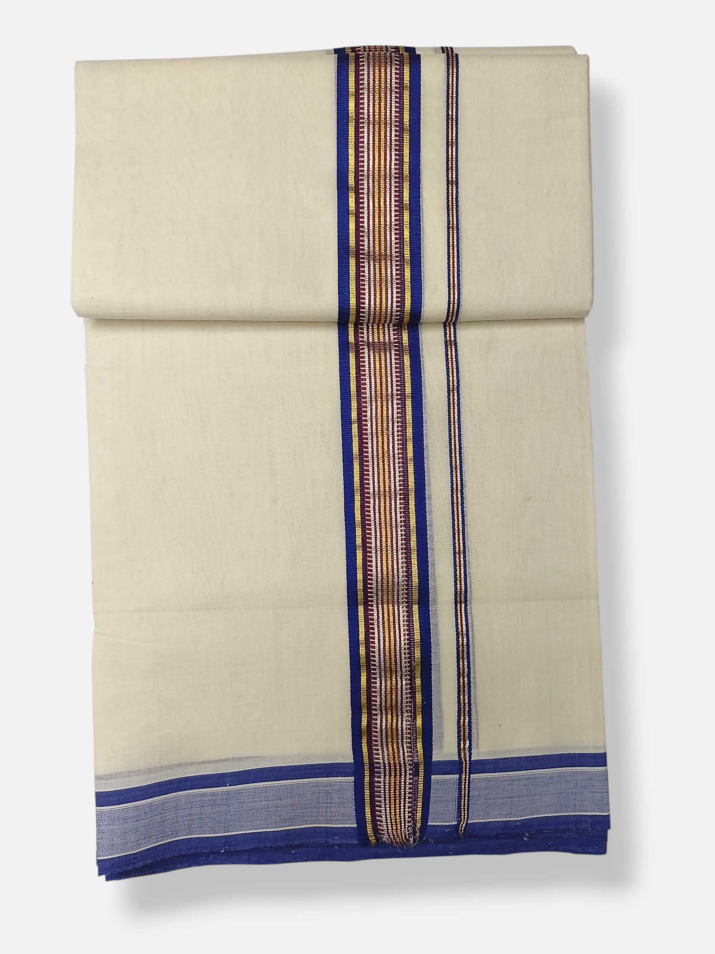 Kerala Premium Balaramapuram Handloom Dhoti/Mundu for Men