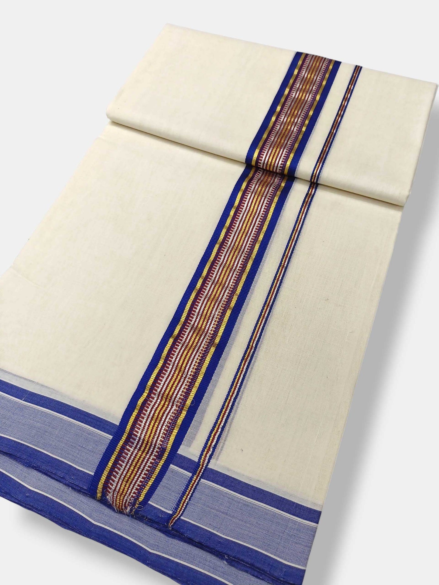 Kerala Premium Balaramapuram Handloom Dhoti/Mundu for Men