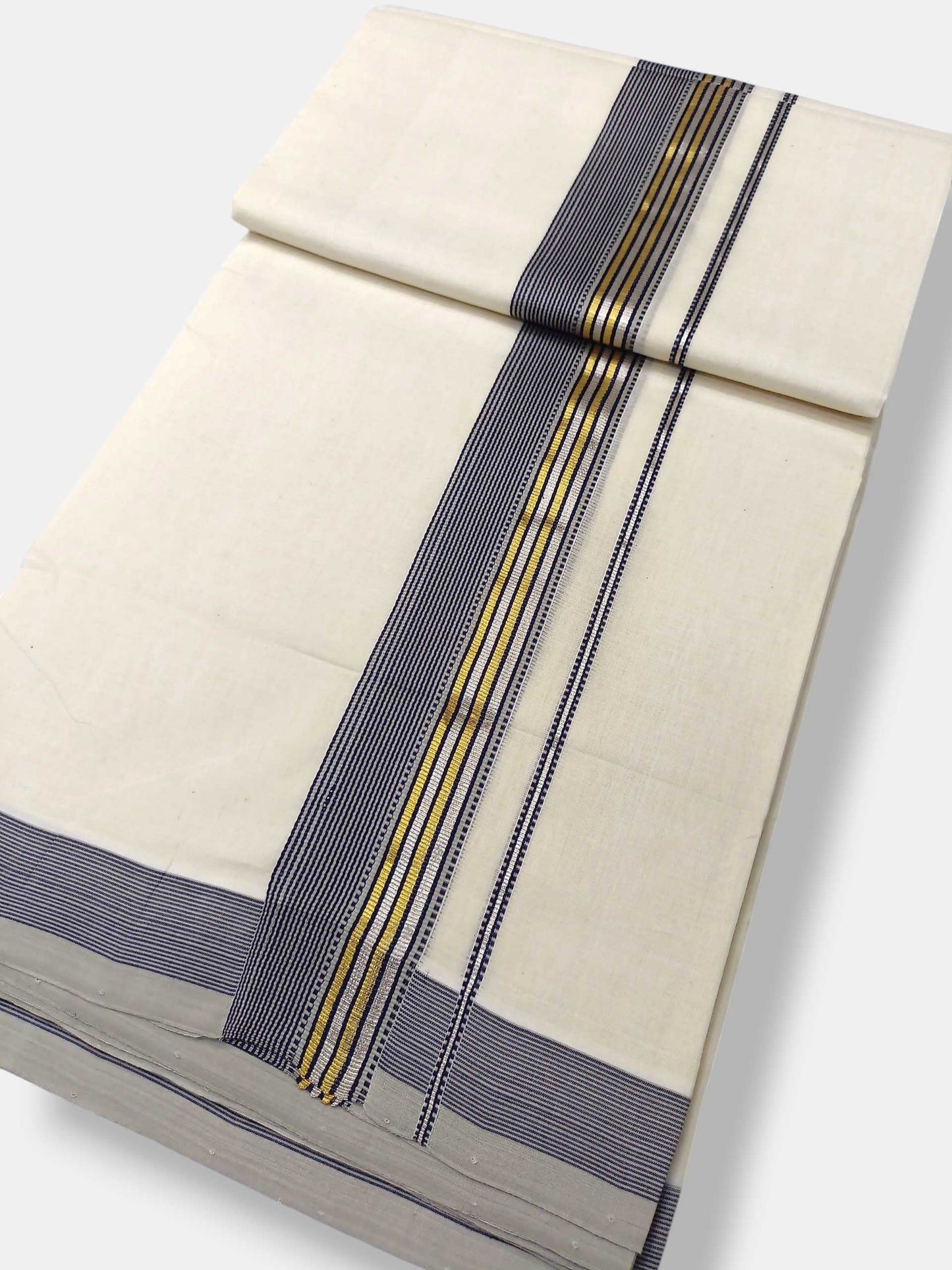 Kerala Premium Balaramapuram Handloom Dhoti/Mundu for Men