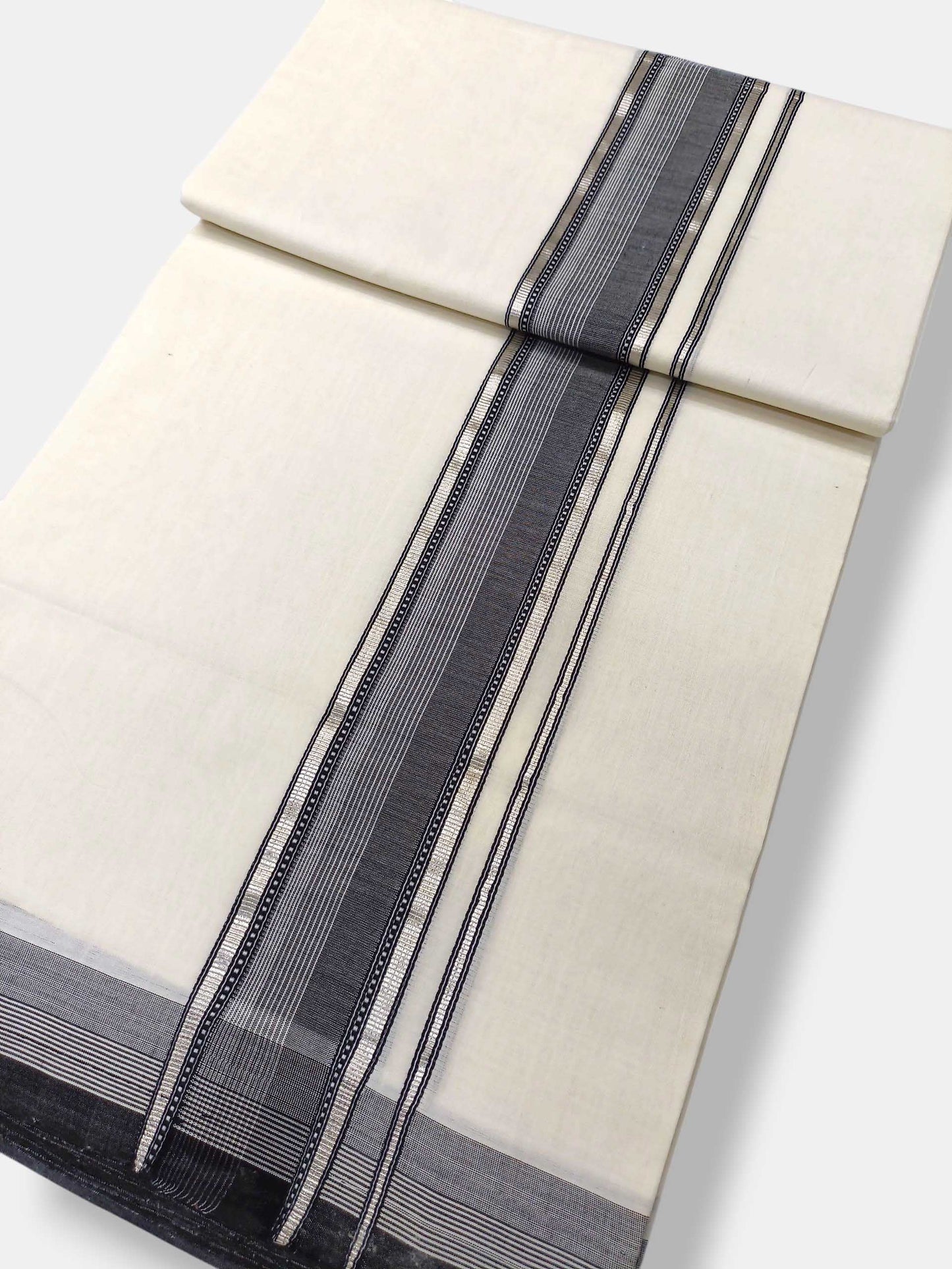 Kerala Premium Balaramapuram Handloom Dhoti/Mundu for Men