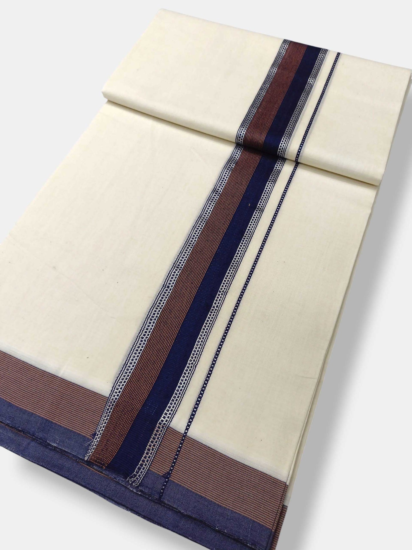 Kerala Premium Balaramapuram Handloom Dhoti/Mundu for Men