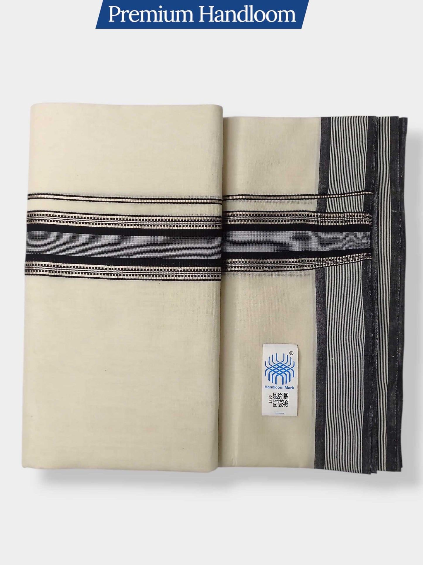 Kerala Premium Balaramapuram Handloom Dhoti/Mundu for Men