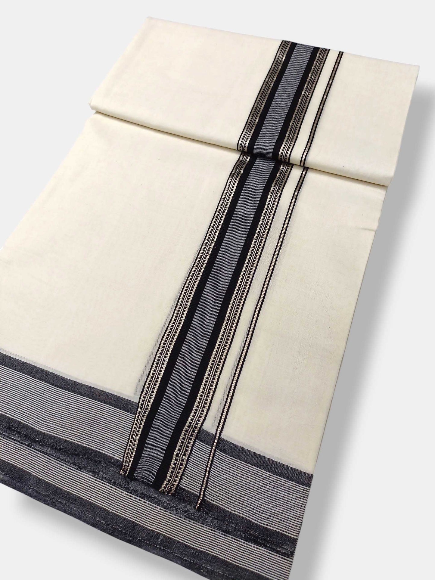 Kerala Premium Balaramapuram Handloom Dhoti/Mundu for Men