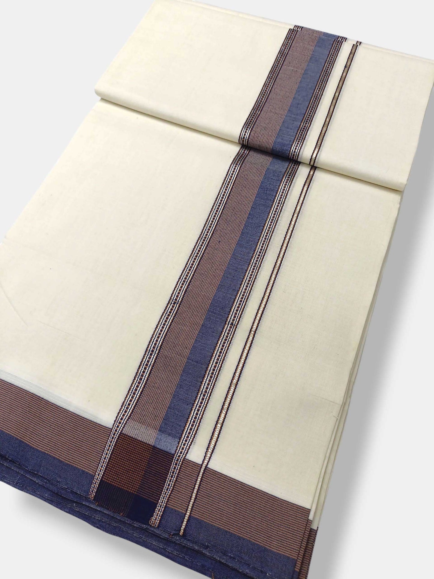 Kerala Premium Balaramapuram Handloom Dhoti/Mundu for Men