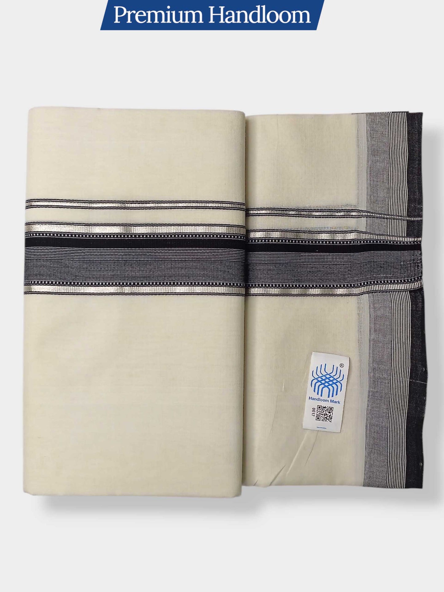 Kerala Premium Balaramapuram Handloom Dhoti/Mundu for Men