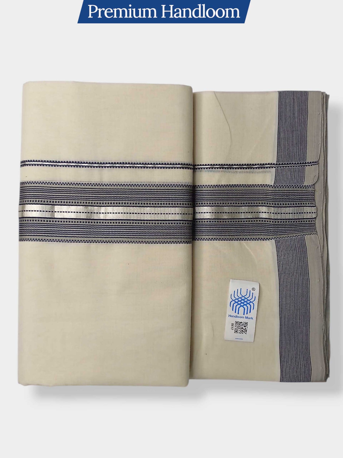 Kerala Premium Balaramapuram Handloom Dhoti/Mundu for Men