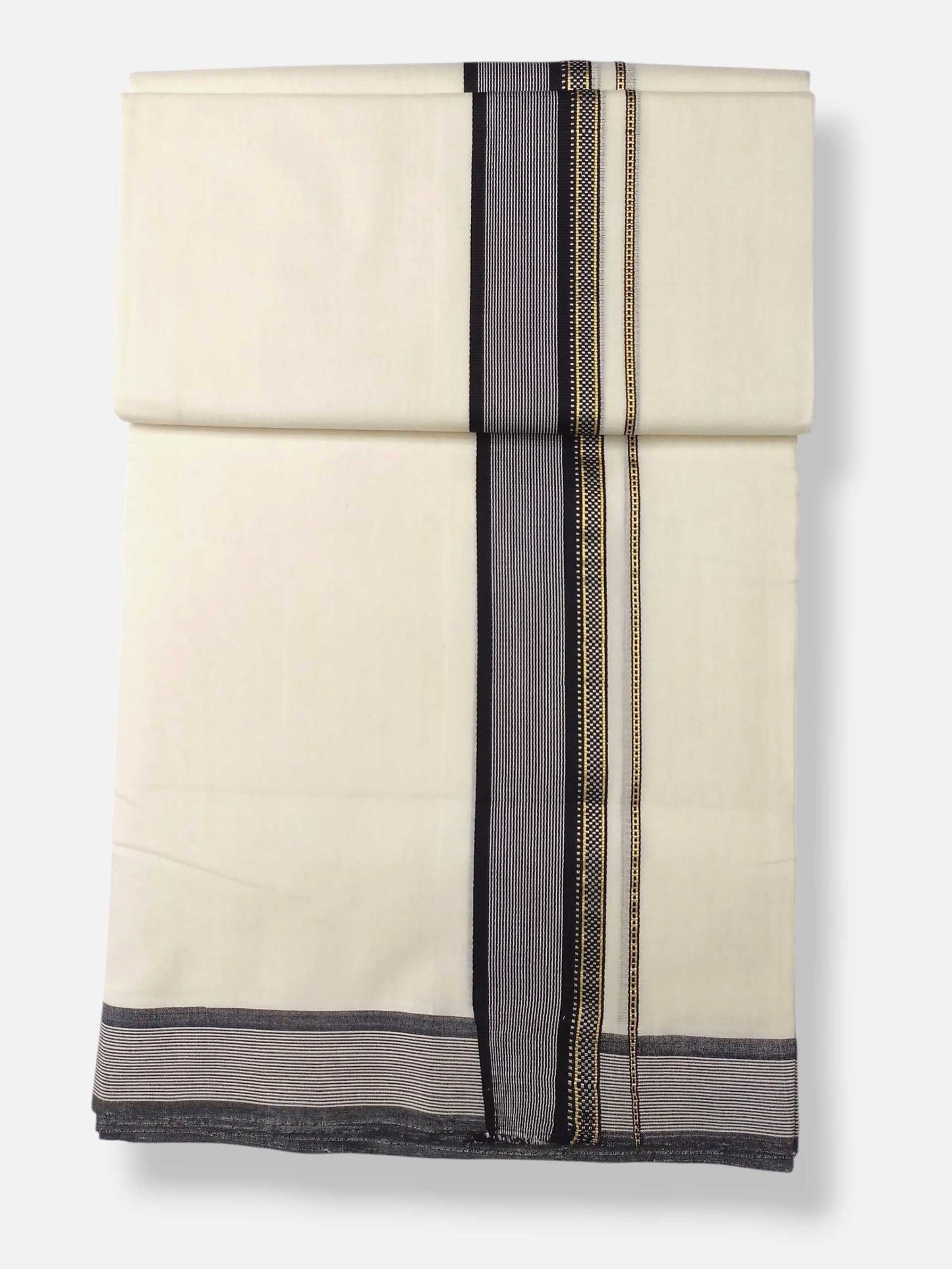 Kerala Premium Balaramapuram Handloom Dhoti/Mundu for Men