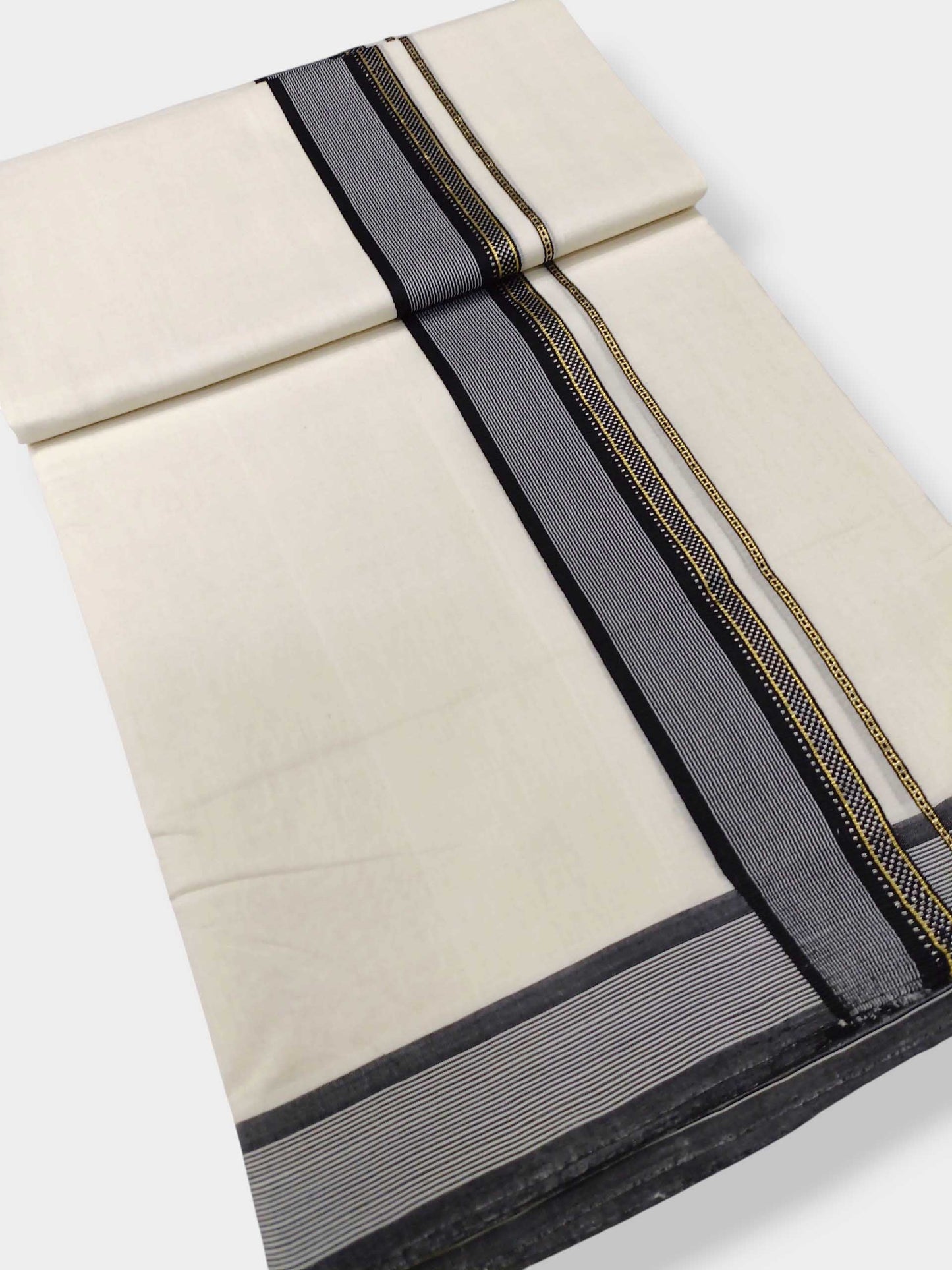 Kerala Premium Balaramapuram Handloom Dhoti/Mundu for Men