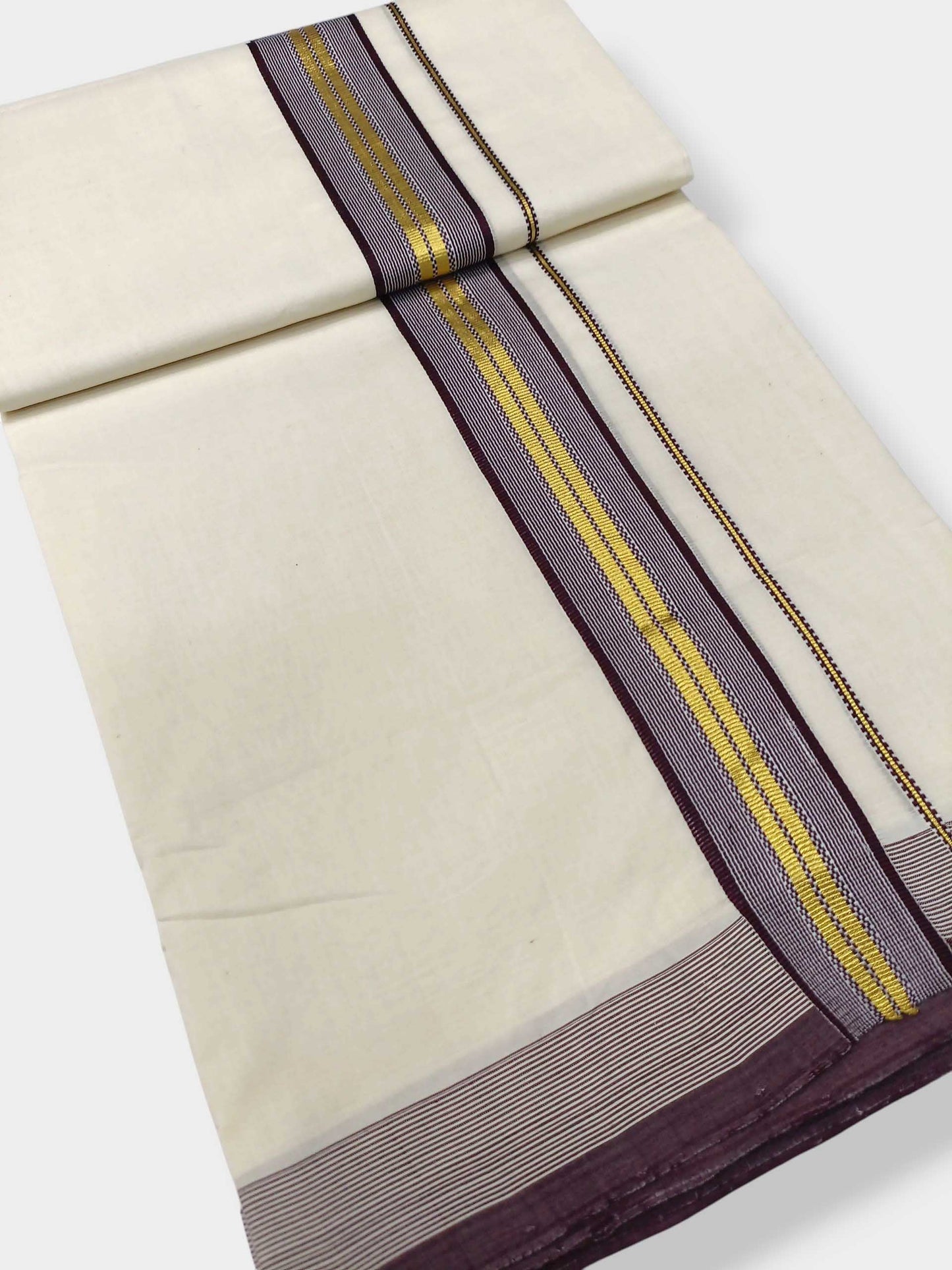 Kerala Premium Balaramapuram Handloom Dhoti/Mundu for Men
