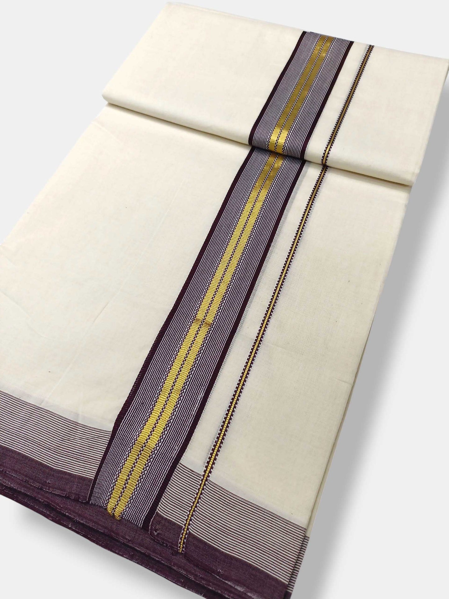 Kerala Premium Balaramapuram Handloom Dhoti/Mundu for Men