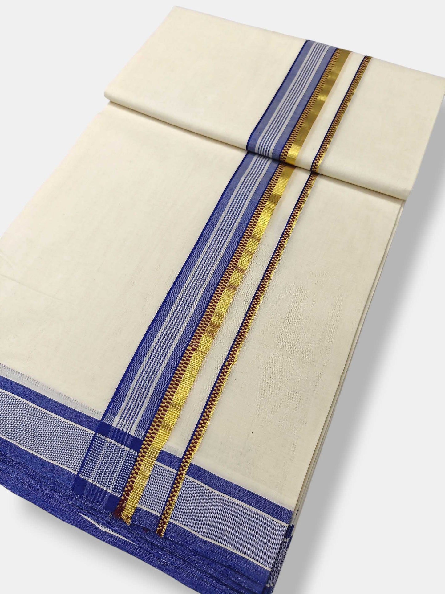 Kerala Premium Balaramapuram Handloom Dhoti/Mundu for Men