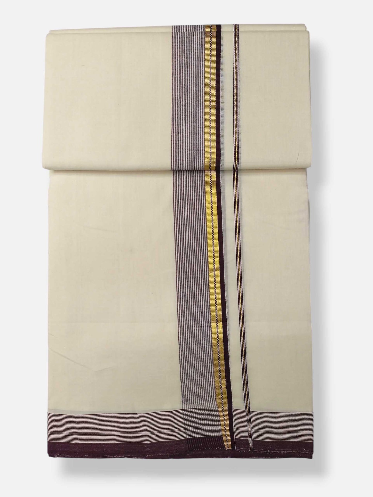 Kerala Premium Balaramapuram Handloom Dhoti/Mundu for Men