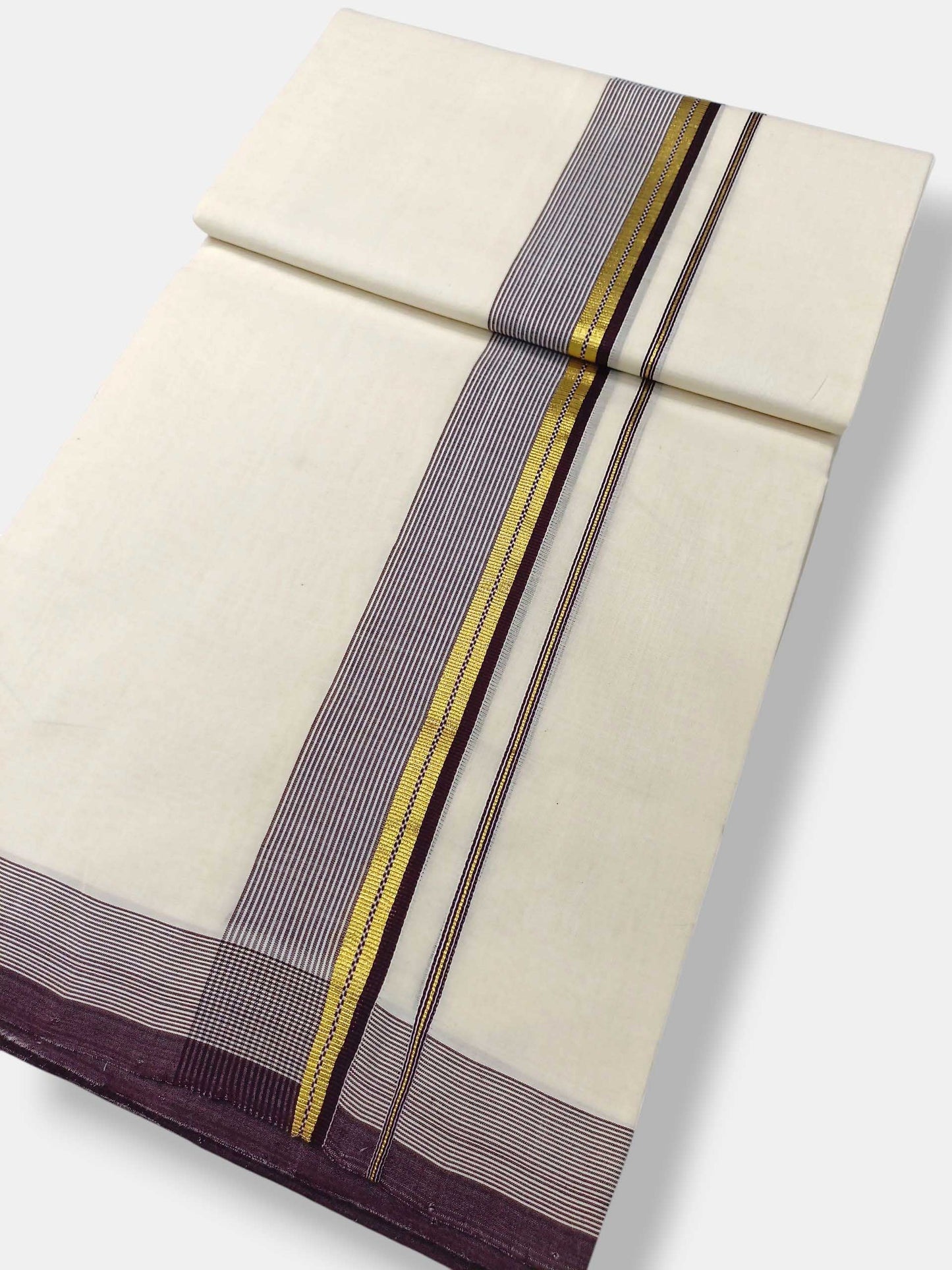 Kerala Premium Balaramapuram Handloom Dhoti/Mundu for Men