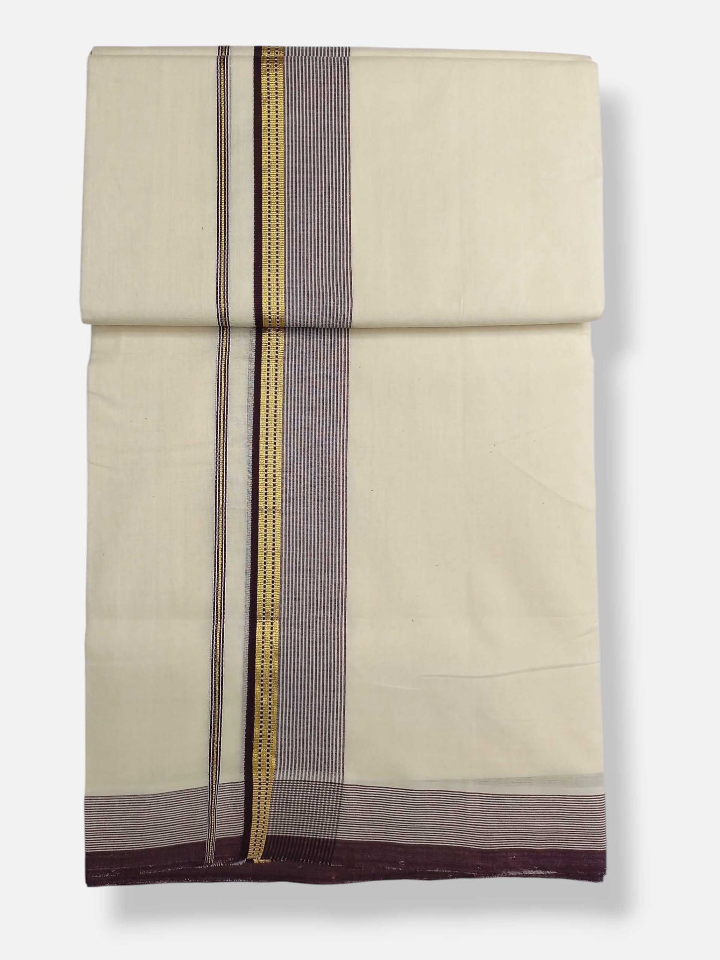 Kerala Premium Balaramapuram Handloom Dhoti/Mundu for Men