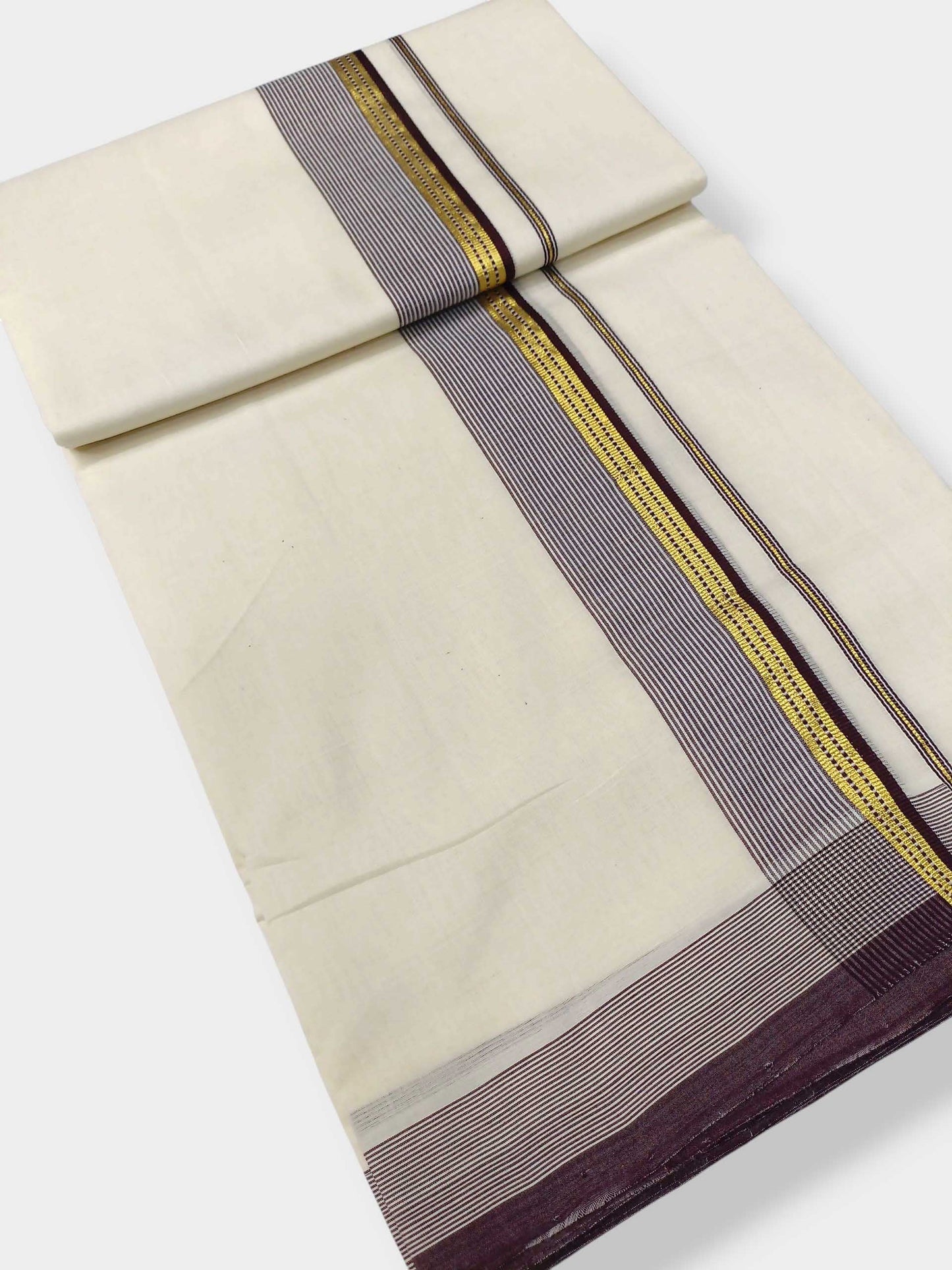 Kerala Premium Balaramapuram Handloom Dhoti/Mundu for Men