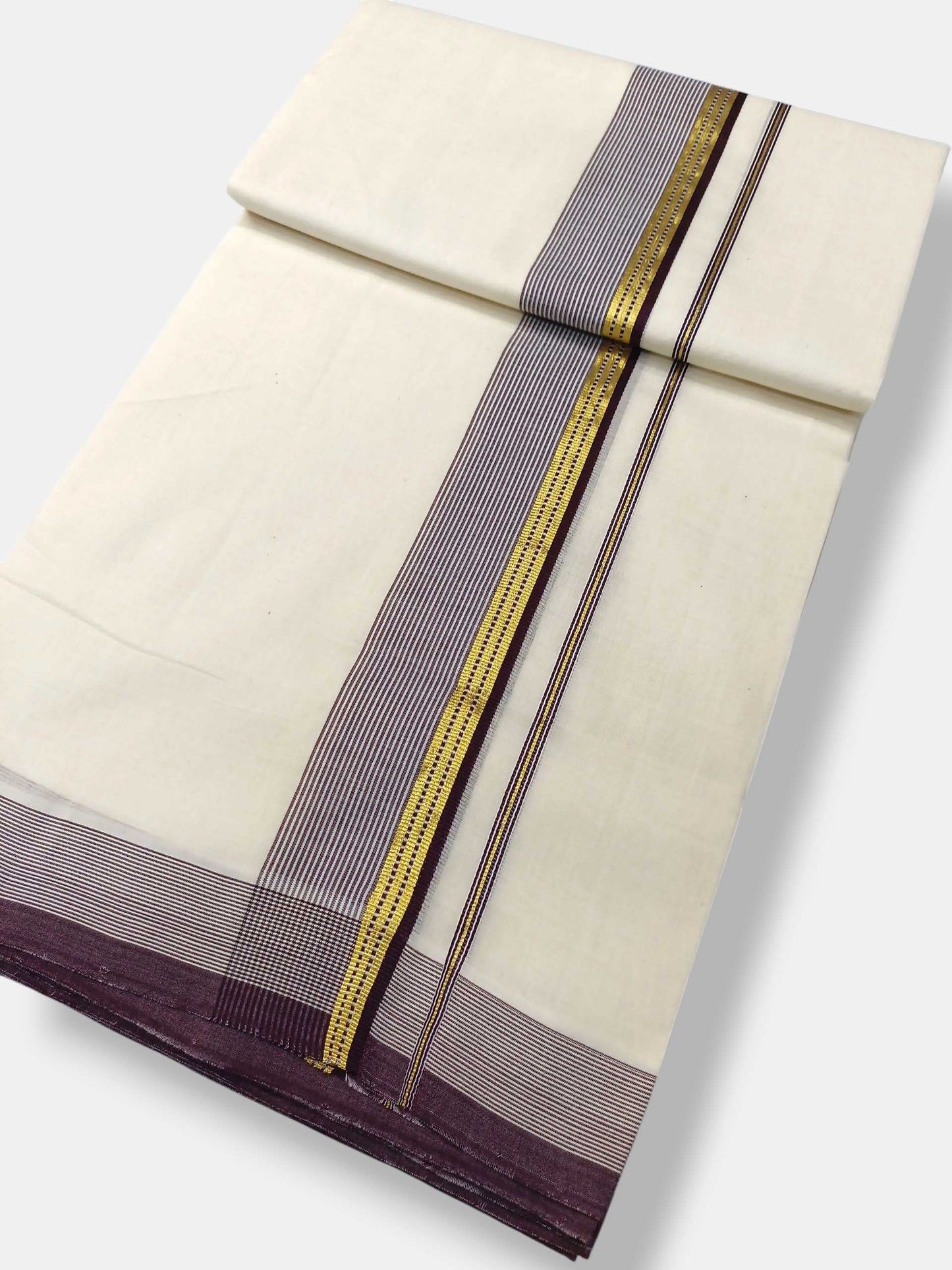 Kerala Premium Balaramapuram Handloom Dhoti/Mundu for Men