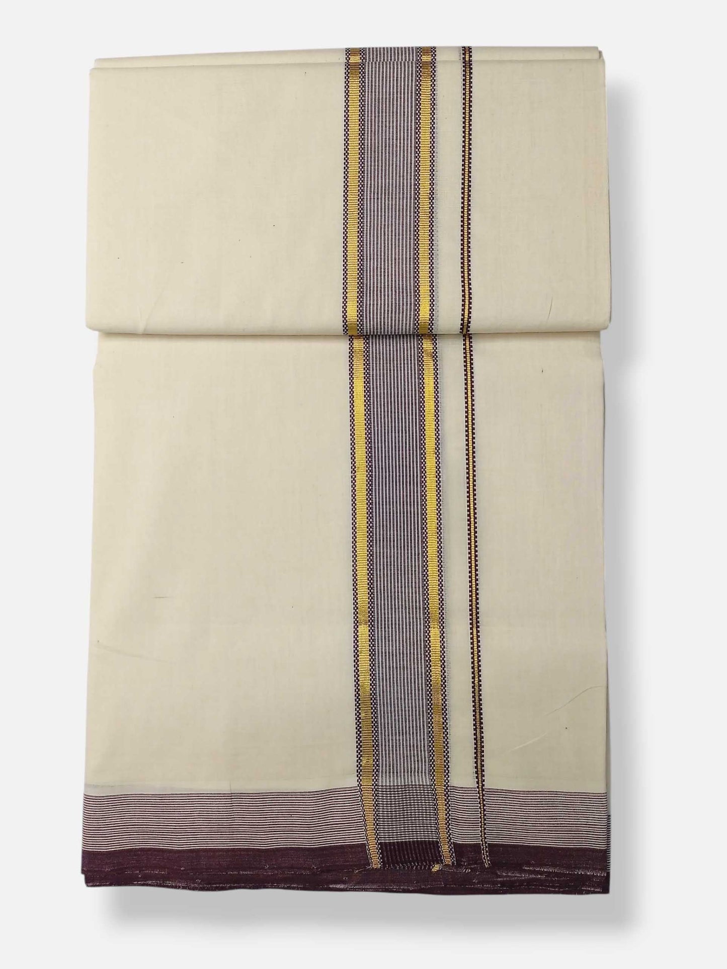 Kerala Premium Balaramapuram Handloom Dhoti/Mundu for Men