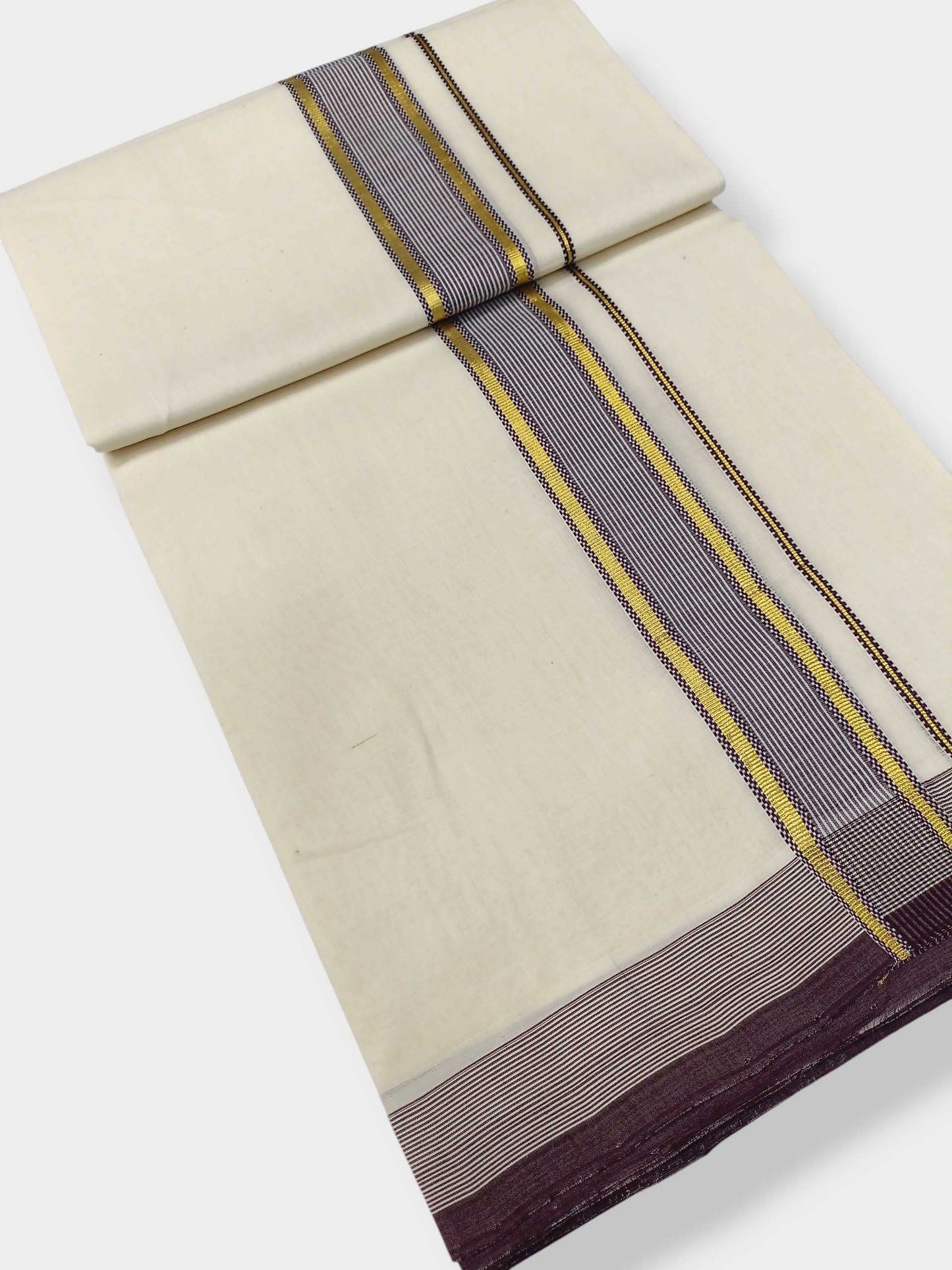 Kerala Premium Balaramapuram Handloom Dhoti/Mundu for Men
