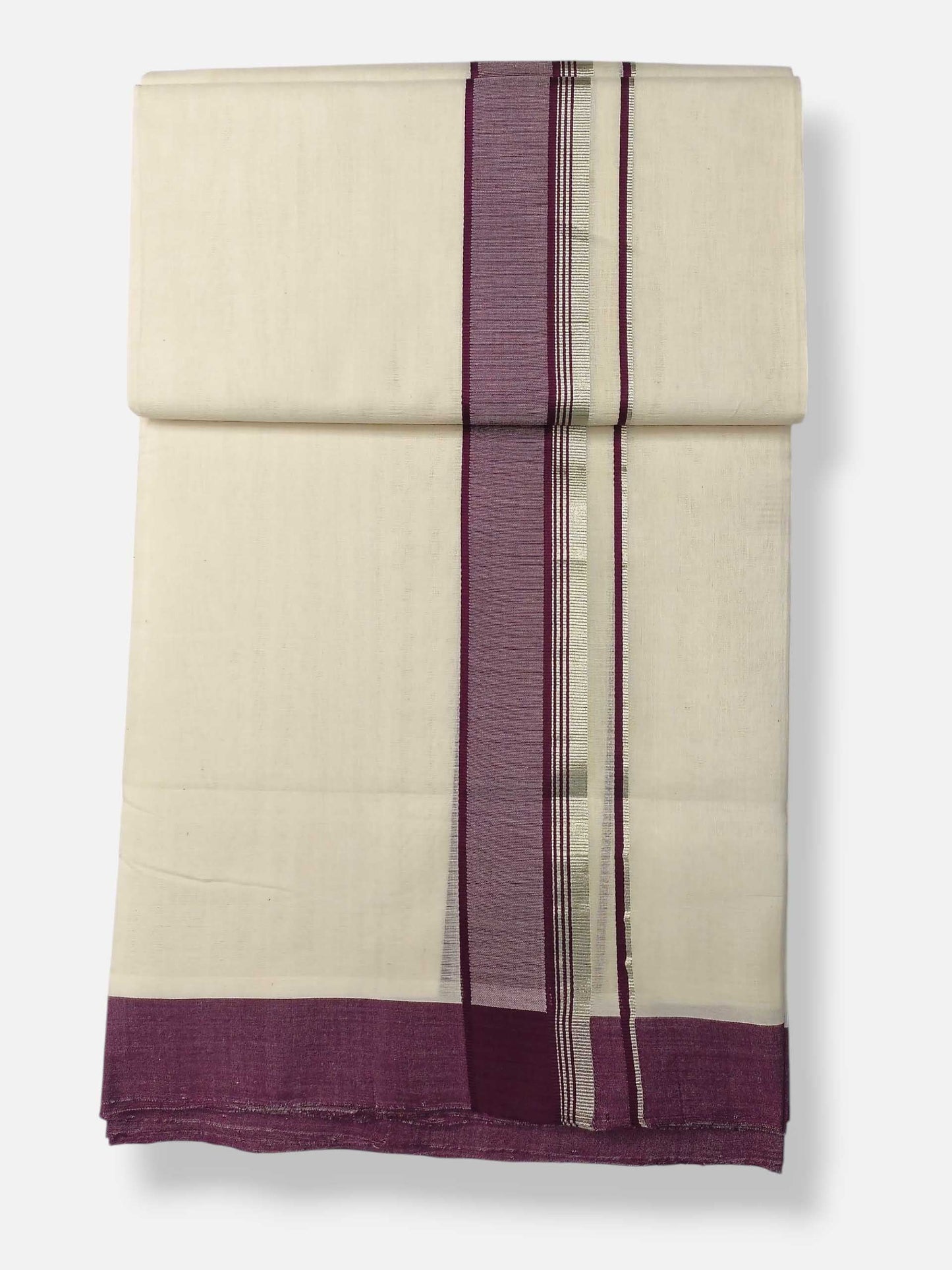 Kerala Premium Balaramapuram Handloom Dhoti/Mundu for Men
