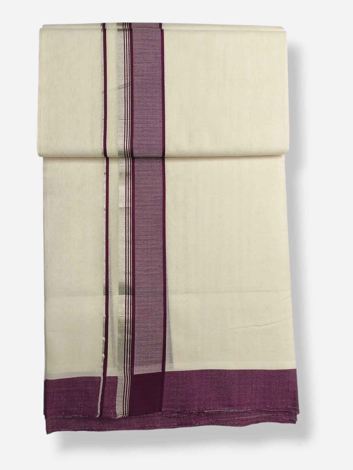 Kerala Premium Balaramapuram Handloom Dhoti/Mundu for Men