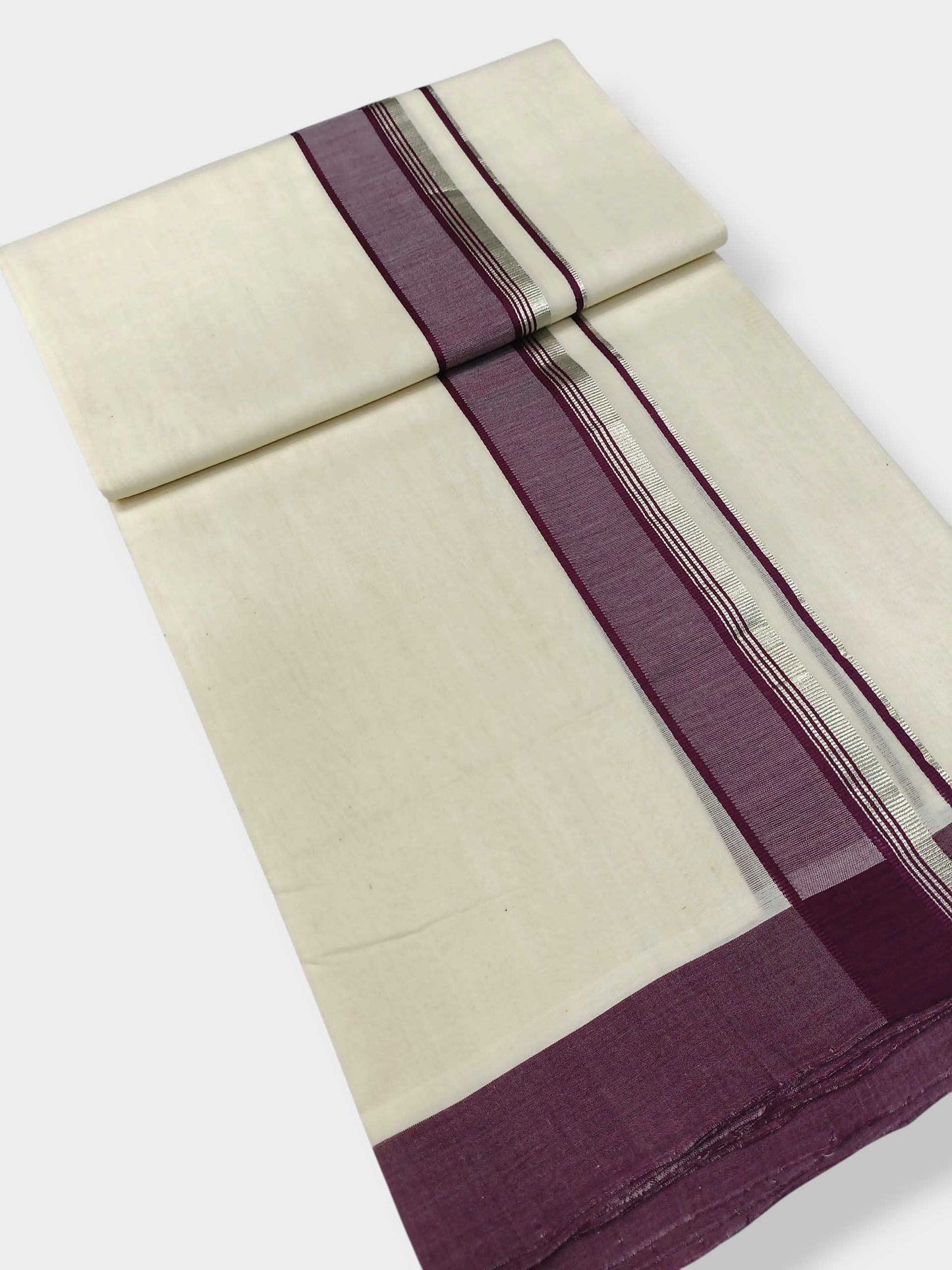 Kerala Premium Balaramapuram Handloom Dhoti/Mundu for Men