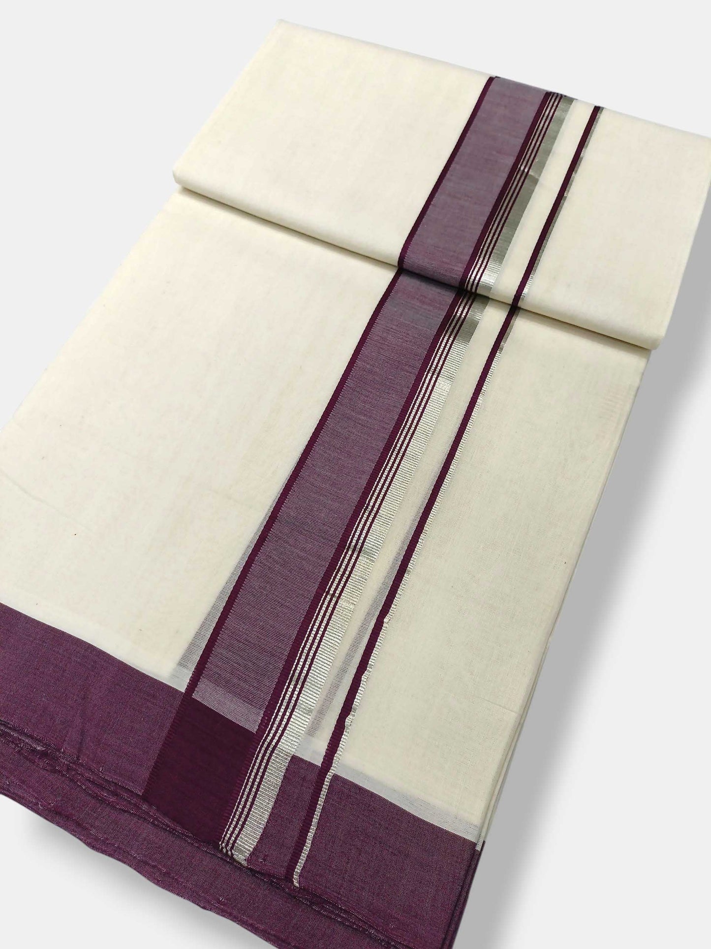 Kerala Premium Balaramapuram Handloom Dhoti/Mundu for Men