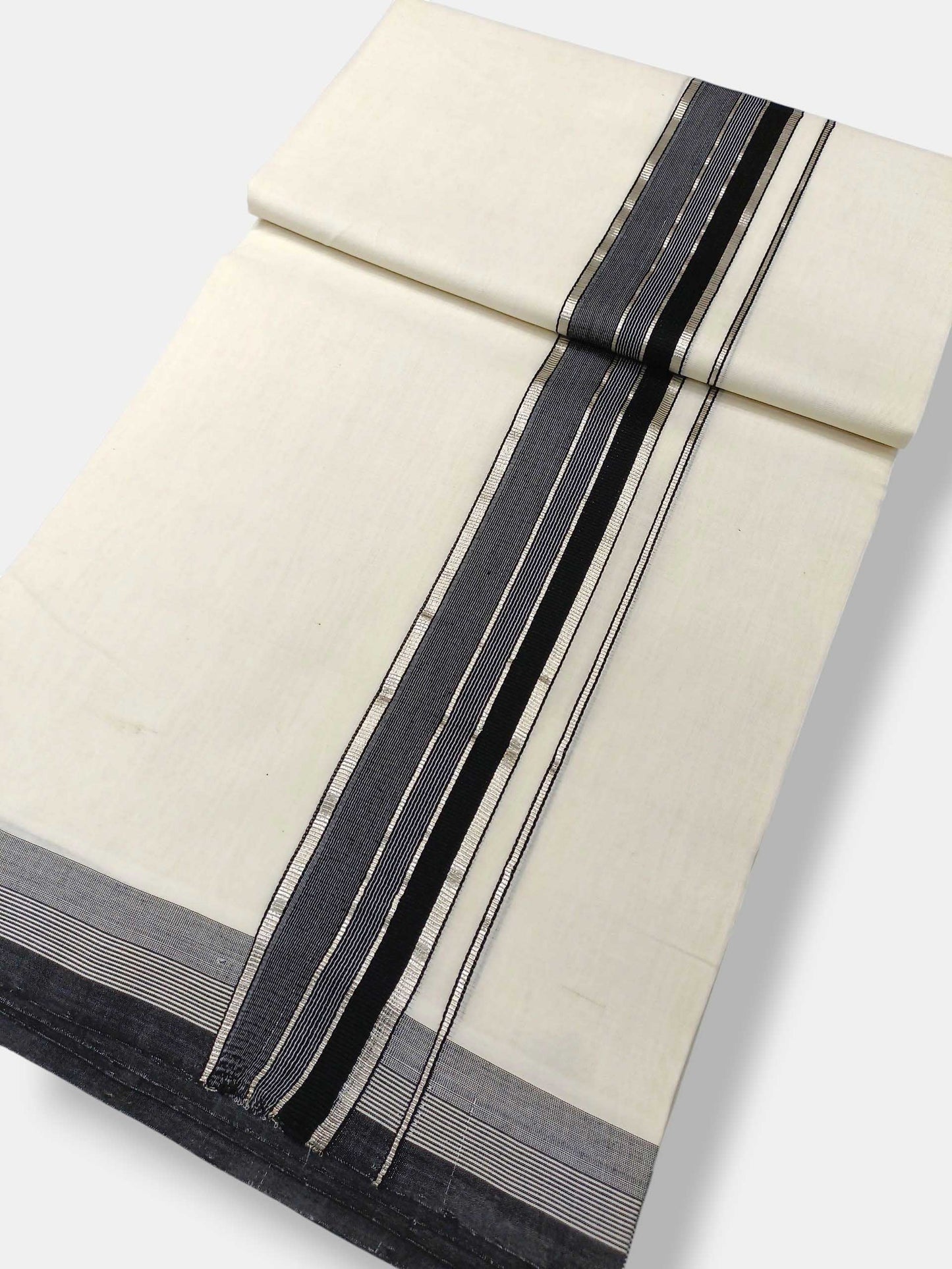 Kerala Premium Balaramapuram Handloom Dhoti/Mundu for Men