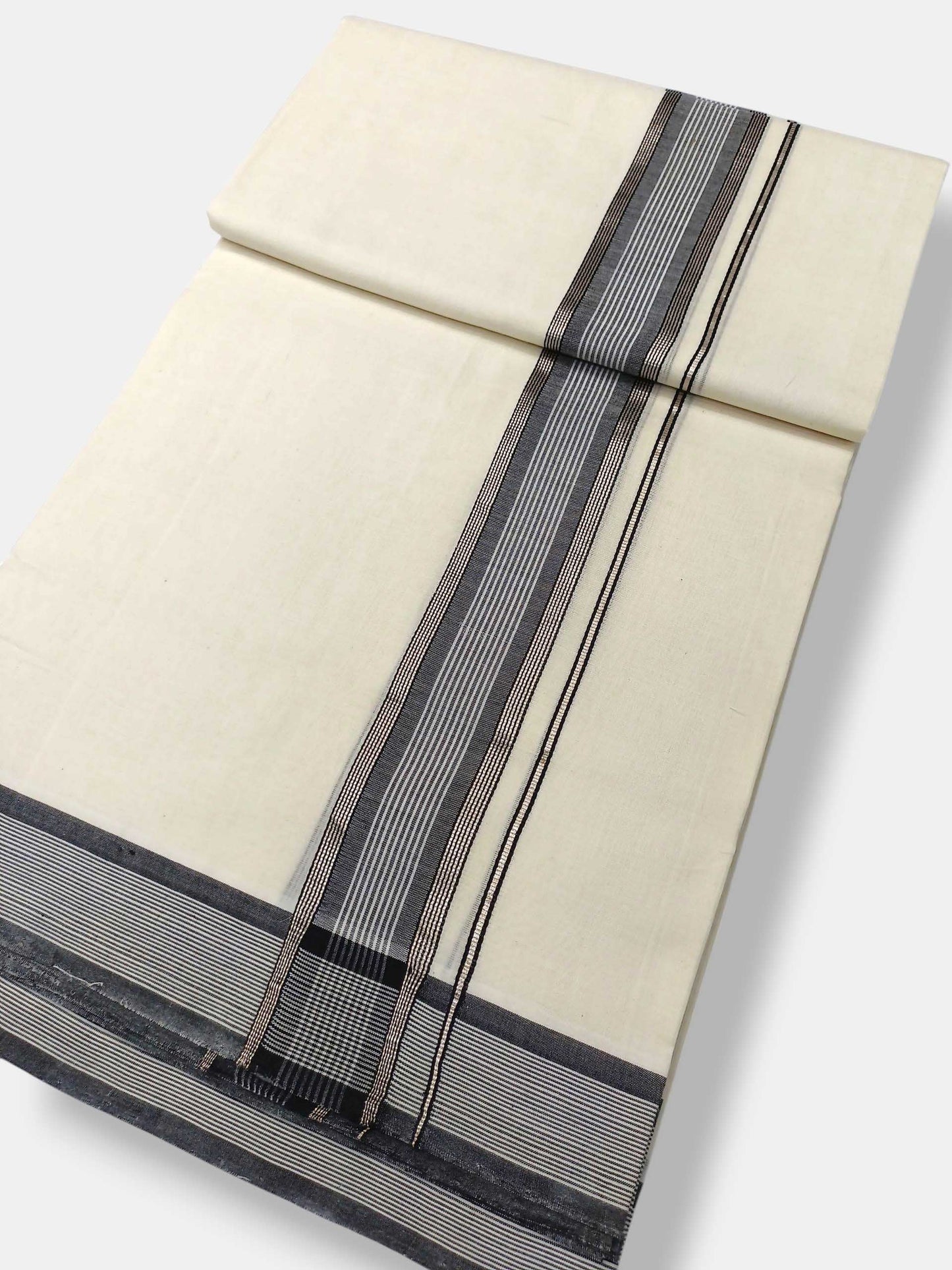 Kerala Premium Balaramapuram Handloom Dhoti/Mundu for Men