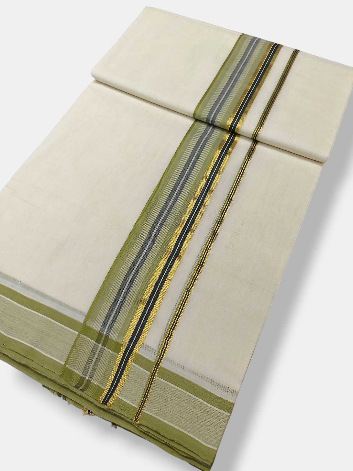 Kerala Premium Balaramapuram Handloom Dhoti/Mundu for Men