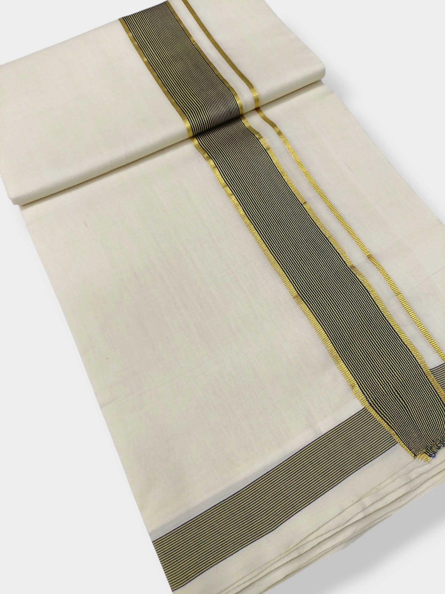 Kerala Premium Balaramapuram Handloom Dhoti/Mundu for Men