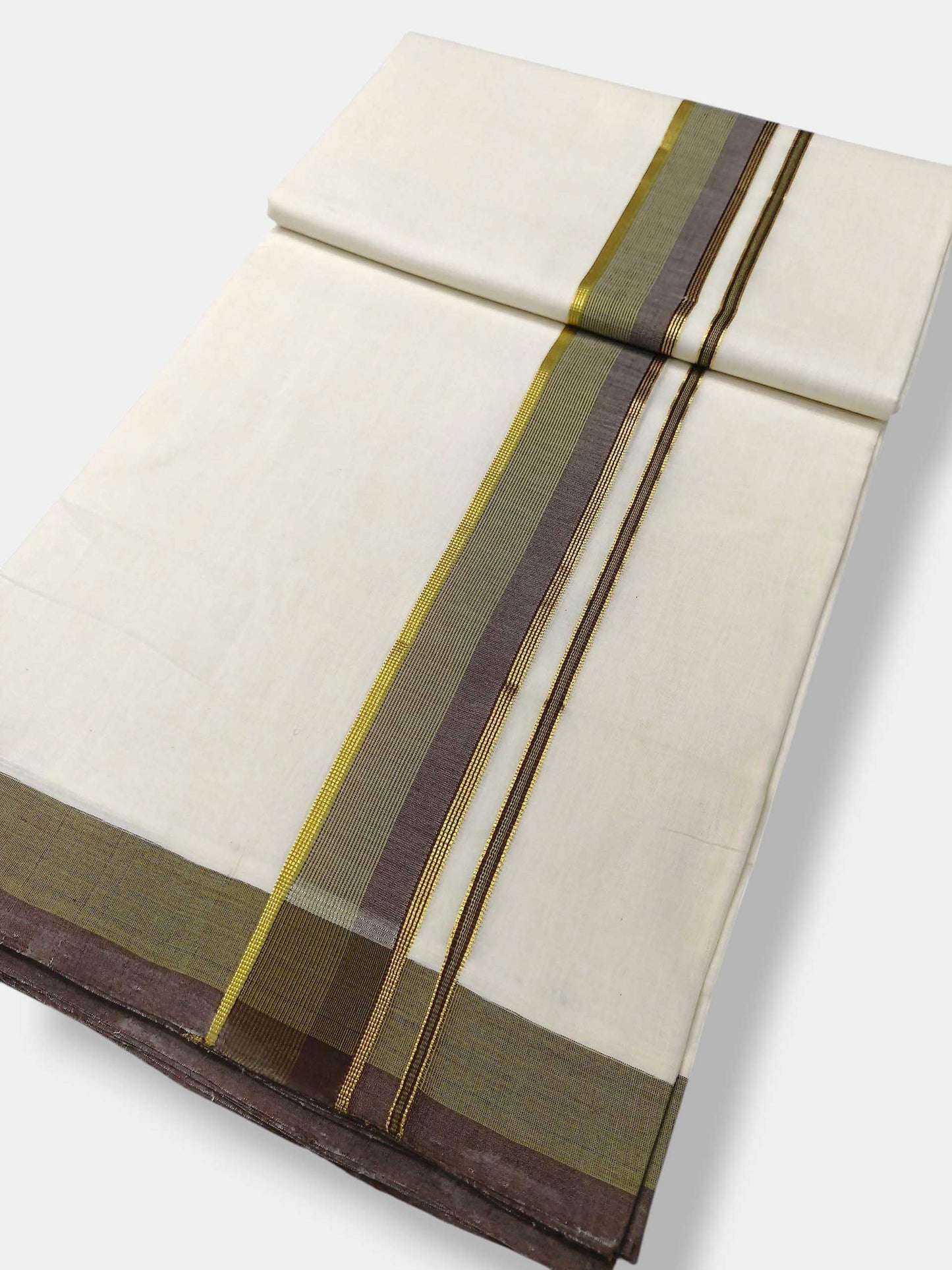 Kerala Premium Balaramapuram Handloom Dhoti/Mundu for Men