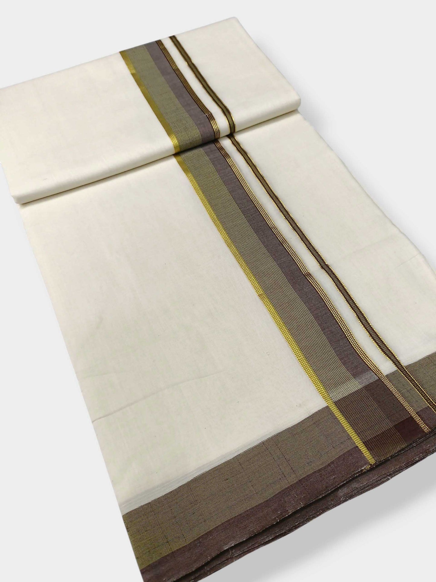 Kerala Premium Balaramapuram Handloom Dhoti/Mundu for Men